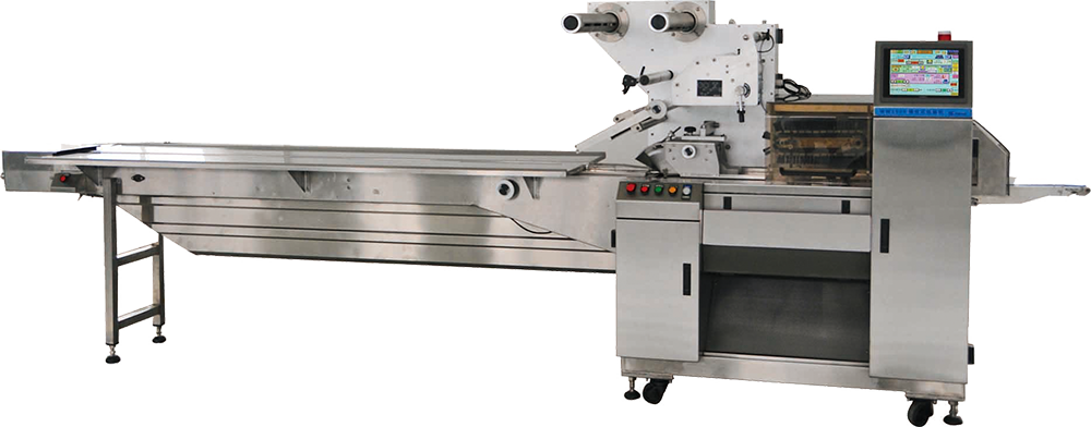 三伺服橫枕旋轉(zhuǎn)式包裝機(jī)